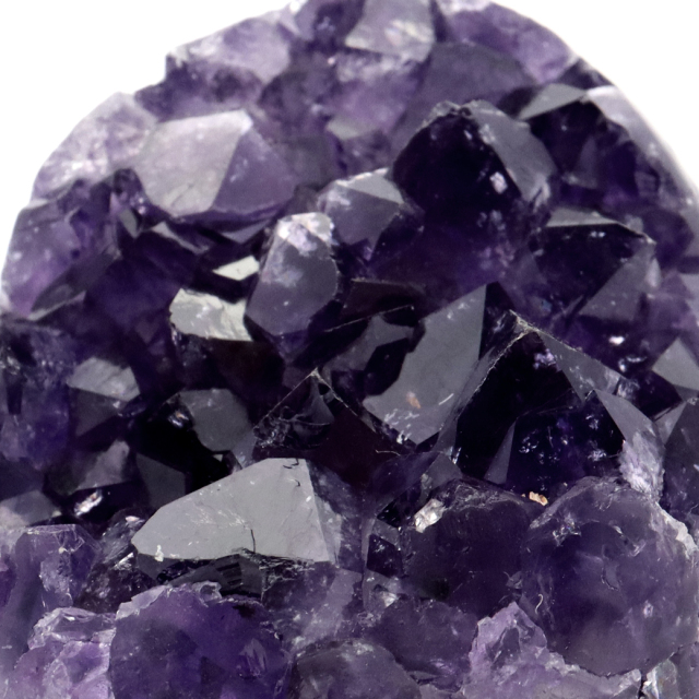 アメジスト クラスター 側面磨き AAA ドゥルーザ 紫水晶 置き物 原石 ウルグアイ産 天然石 1点物 2月 誕生石 天然石