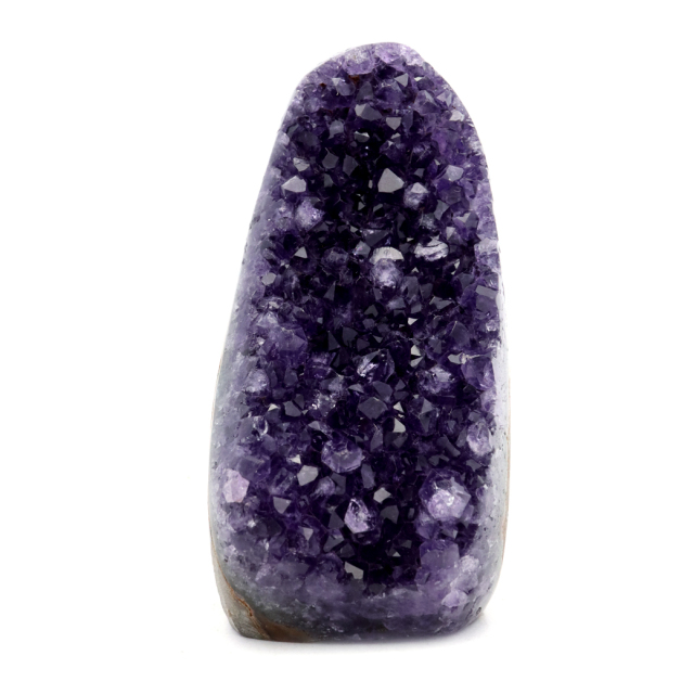 アメジスト クラスター 側面磨き AAA ドゥルーザ 紫水晶 置き物 原石 ウルグアイ産 天然石 1点物 2月 誕生石 天然石