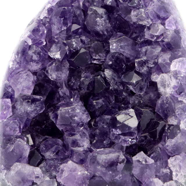 アメジスト クラスター 側面磨き AAA ドゥルーザ 紫水晶 置き物 原石 ウルグアイ産 天然石 1点物 2月 誕生石 天然石