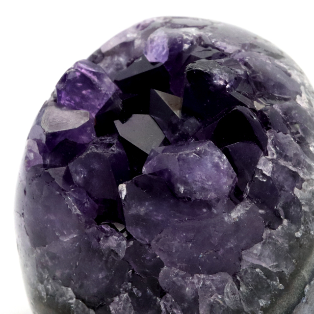 アメジスト クラスター 側面磨き AAA ドゥルーザ 紫水晶 置き物 原石 ウルグアイ産 天然石 1点物 2月 誕生石 天然石