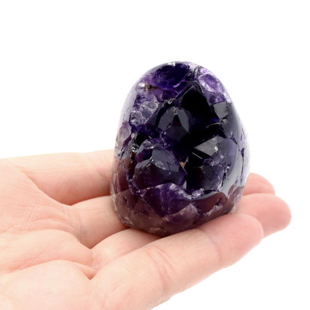 アメジスト クラスター 側面磨き AAA ドゥルーザ 紫水晶 置き物 原石 ウルグアイ産 天然石 1点物 2月 誕生石 天然石