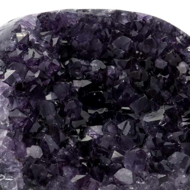 アメジスト クラスター 側面磨き AAA ドゥルーザ 紫水晶 置き物 原石 ウルグアイ産 天然石 1点物 2月 誕生石 天然石