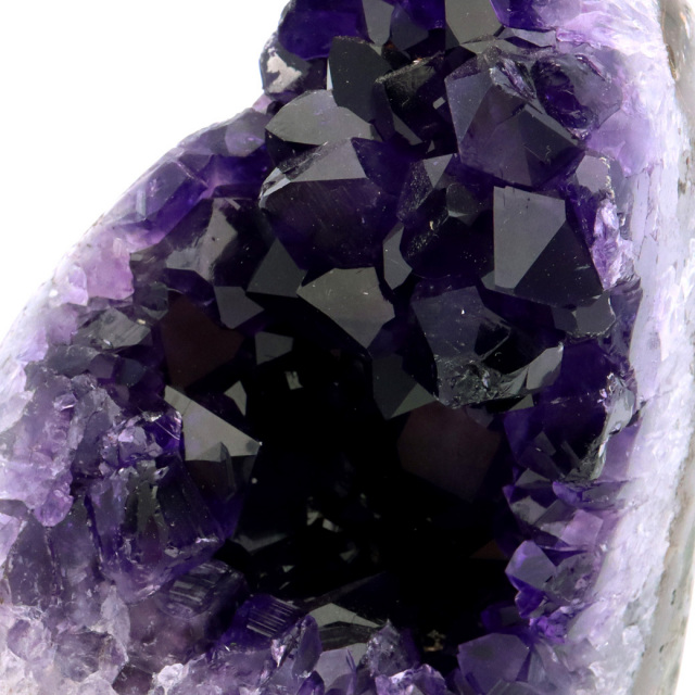 アメジスト クラスター 側面磨き 紫水晶 置き物 原石 ウルグアイ産 天然石 AAA 1点物 2月 誕生石