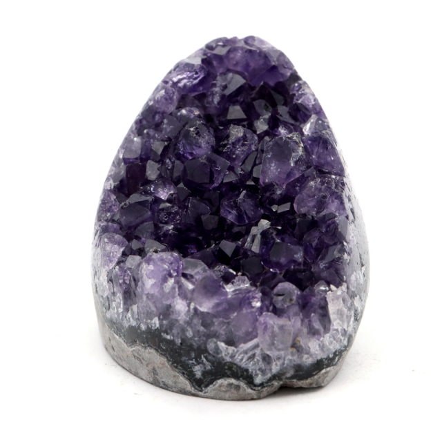 アメジスト クラスター 側面磨き AAA ドゥルーザ 紫水晶 置き物 原石 ウルグアイ産 天然石 1点物 2月 誕生石 天然石