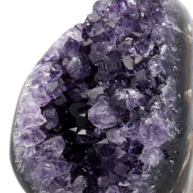 アメジスト クラスター 側面磨き AAA ドゥルーザ 紫水晶 置き物 原石 ウルグアイ産 天然石 1点物 2月 誕生石 天然石