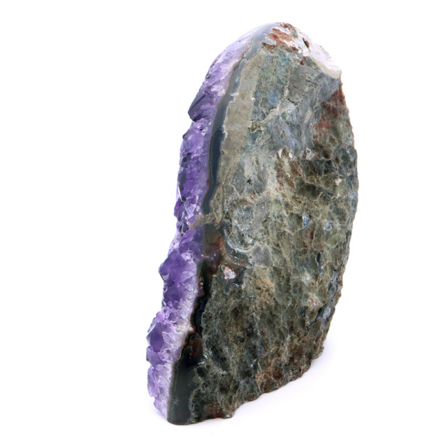 アメジスト クラスター 側面磨き 紫水晶 置き物 原石 ウルグアイ産 天然石 AAA 1点物 2月 誕生石