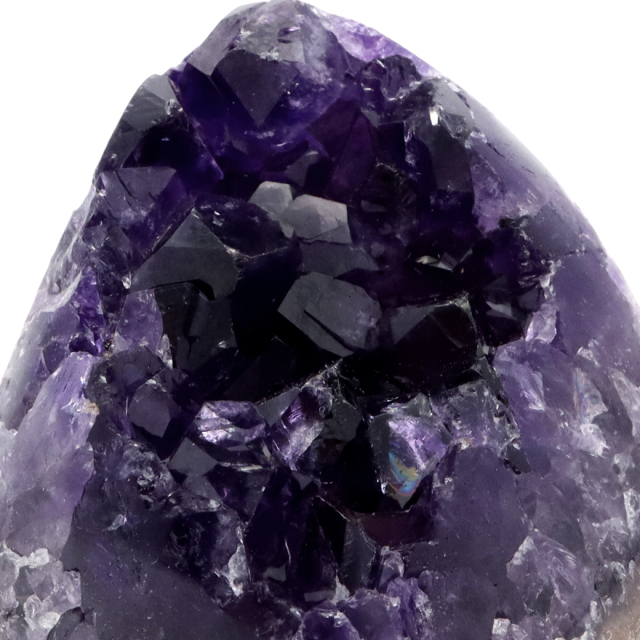 アメジスト クラスター 側面磨き AAA ドゥルーザ 紫水晶 置き物 原石 ウルグアイ産 天然石 1点物 2月 誕生石 天然石