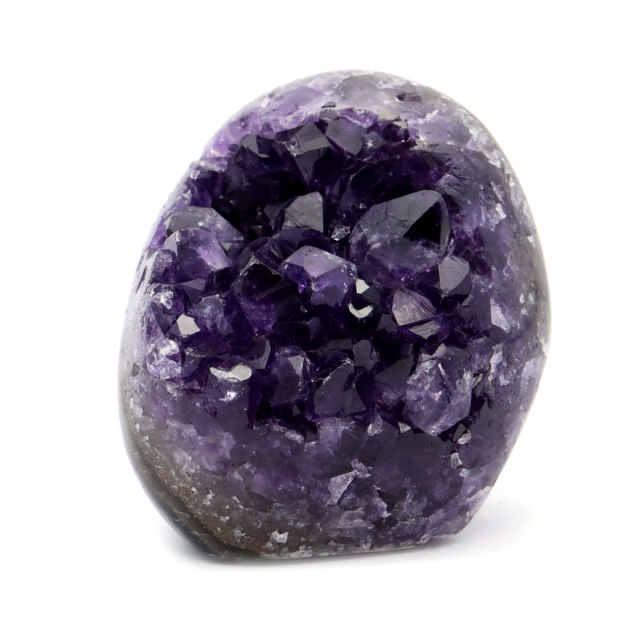 アメジスト クラスター 側面磨き AAA ドゥルーザ 紫水晶 置き物 原石 ウルグアイ産 天然石 1点物 2月 誕生石 天然石