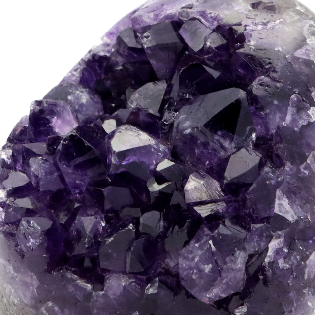 アメジスト クラスター 側面磨き AAA ドゥルーザ 紫水晶 置き物 原石 ウルグアイ産 天然石 1点物 2月 誕生石 天然石