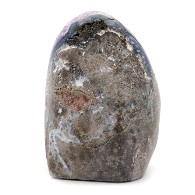 アメジスト クラスター 側面磨き AAA ドゥルーザ 紫水晶 置き物 原石 ウルグアイ産 天然石 1点物 2月 誕生石 天然石