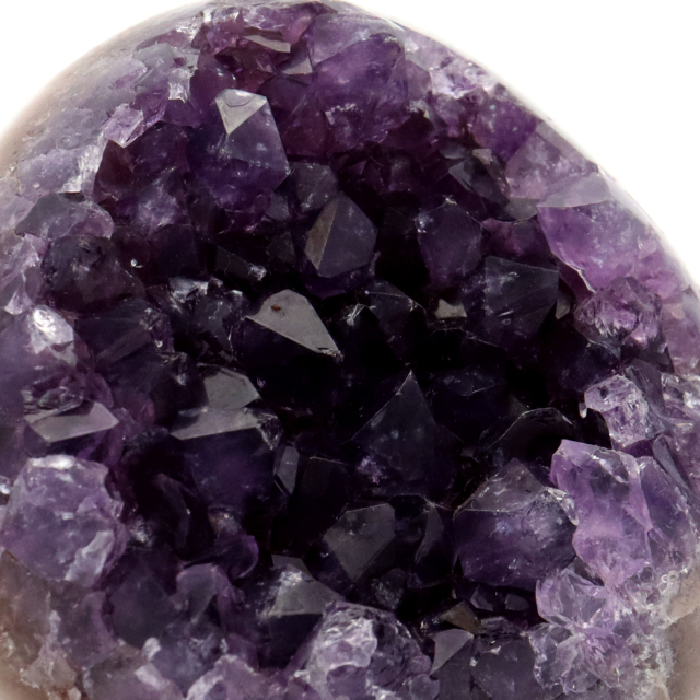 アメジスト クラスター 側面磨き AAA ドゥルーザ 紫水晶 置き物 原石 ウルグアイ産 天然石 1点物 2月 誕生石 天然石