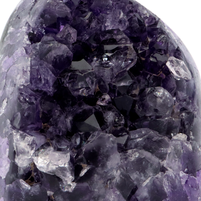 アメジスト クラスター 側面磨き AAA ドゥルーザ 紫水晶 置き物 原石 ウルグアイ産 天然石 1点物 2月 誕生石 天然石