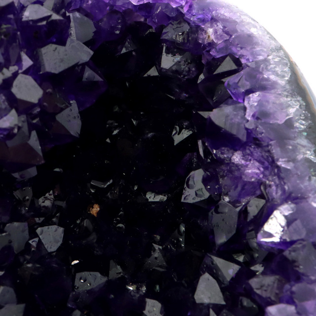 アメジスト クラスター 側面磨き 紫水晶 置き物 原石 ウルグアイ産 天然石 AAA 1点物 2月 誕生石