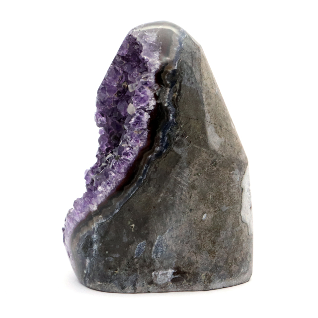 アメジスト クラスター 側面磨き AAA ドゥルーザ 紫水晶 置き物 原石 ウルグアイ産 天然石 1点物 2月 誕生石 天然石 amethyst