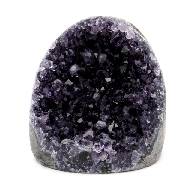 アメジスト クラスター 側面磨き AAA ドゥルーザ 紫水晶 置き物 原石 ウルグアイ産 天然石 1点物 2月 誕生石 天然石 amethyst