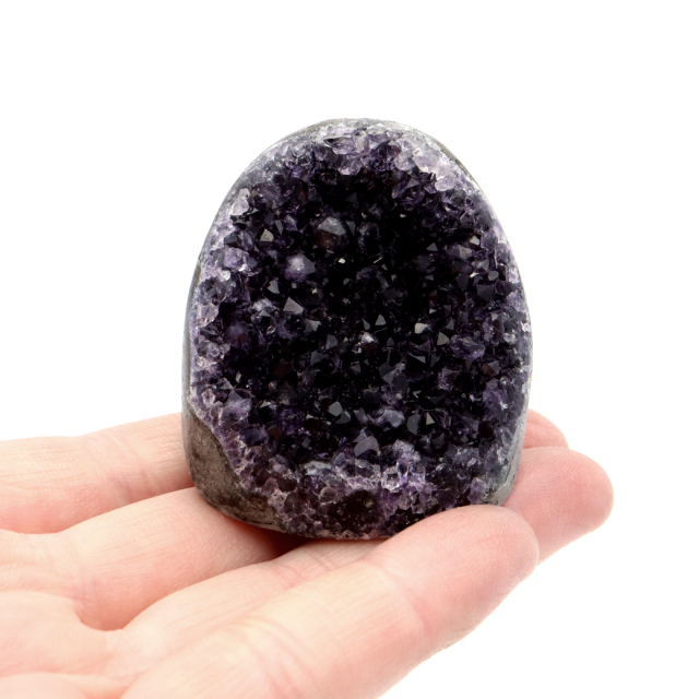 アメジスト クラスター 側面磨き AAA ドゥルーザ 紫水晶 置き物 原石 ウルグアイ産 天然石 1点物 2月 誕生石 天然石 amethyst