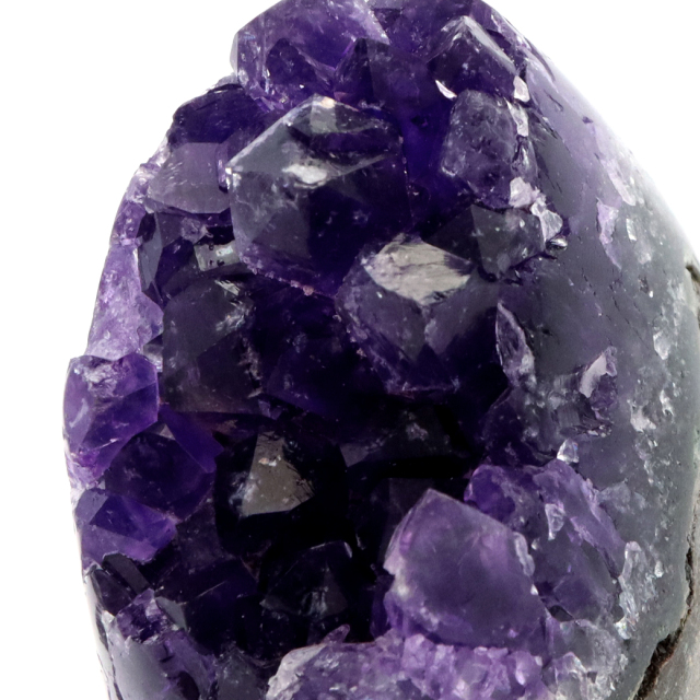 アメジスト クラスター 側面磨き AAA ドゥルーザ 紫水晶 置き物 原石 ウルグアイ産 天然石 1点物 2月 誕生石 天然石 amethyst