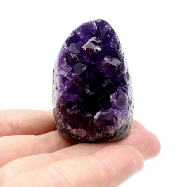 アメジスト クラスター 側面磨き AAA ドゥルーザ 紫水晶 置き物 原石 ウルグアイ産 天然石 1点物 2月 誕生石 天然石 amethyst