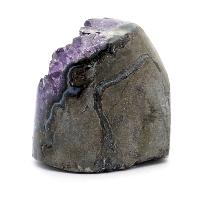アメジスト クラスター 側面磨き AAA ドゥルーザ 紫水晶 置き物 原石 ウルグアイ産 天然石 1点物 2月 誕生石 天然石 amethyst