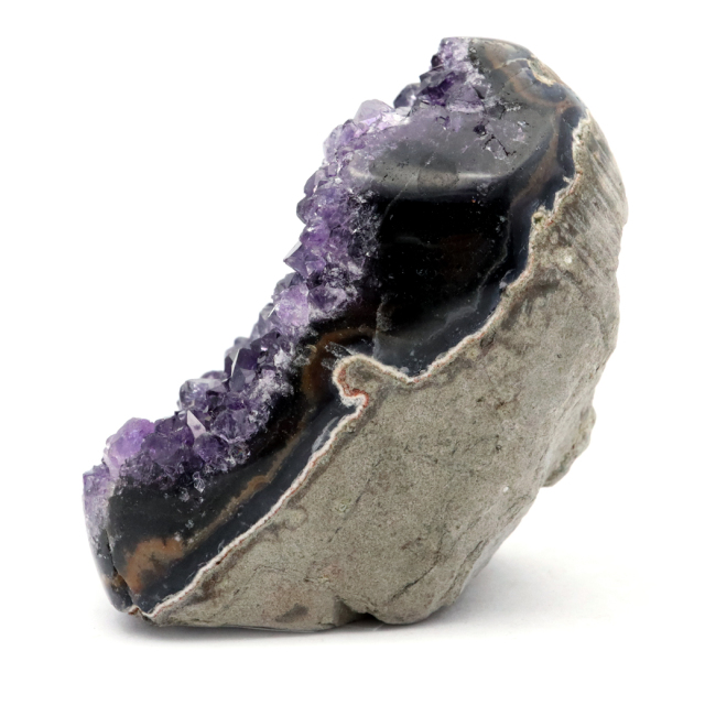 アメジスト クラスター 側面磨き AAA ドゥルーザ 紫水晶 置き物 原石 ウルグアイ産 天然石 1点物 2月 誕生石 天然石 amethyst