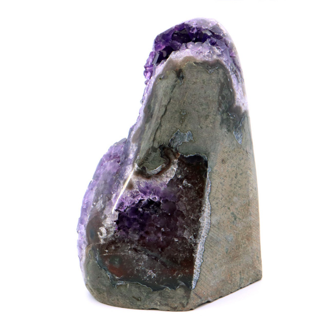 アメジスト クラスター 側面磨き 紫水晶 置き物 原石 ウルグアイ産 天然石 AAA 1点物 2月 誕生石