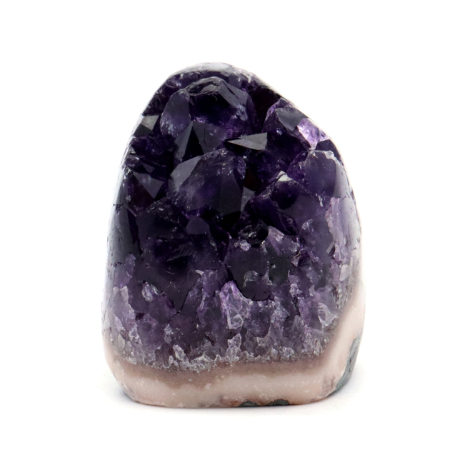 アメジスト クラスター 側面磨き AAA ドゥルーザ 紫水晶 置き物 原石 ウルグアイ産 天然石 1点物 2月 誕生石 天然石 amethyst