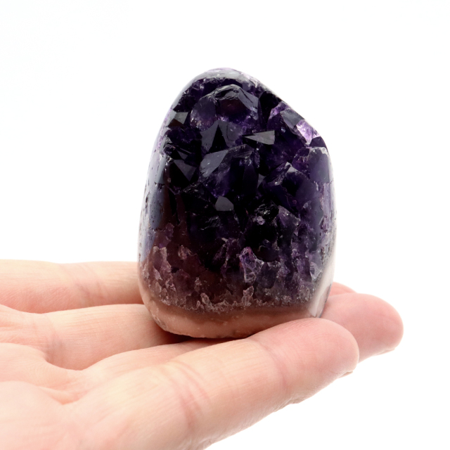 アメジスト クラスター 側面磨き AAA ドゥルーザ 紫水晶 置き物 原石 ウルグアイ産 天然石 1点物 2月 誕生石 天然石 amethyst