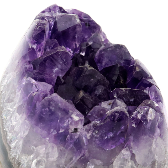 アメジスト クラスター 側面磨き AAA ドゥルーザ 紫水晶 置き物 原石 ウルグアイ産 天然石 1点物 2月 誕生石 天然石 amethyst