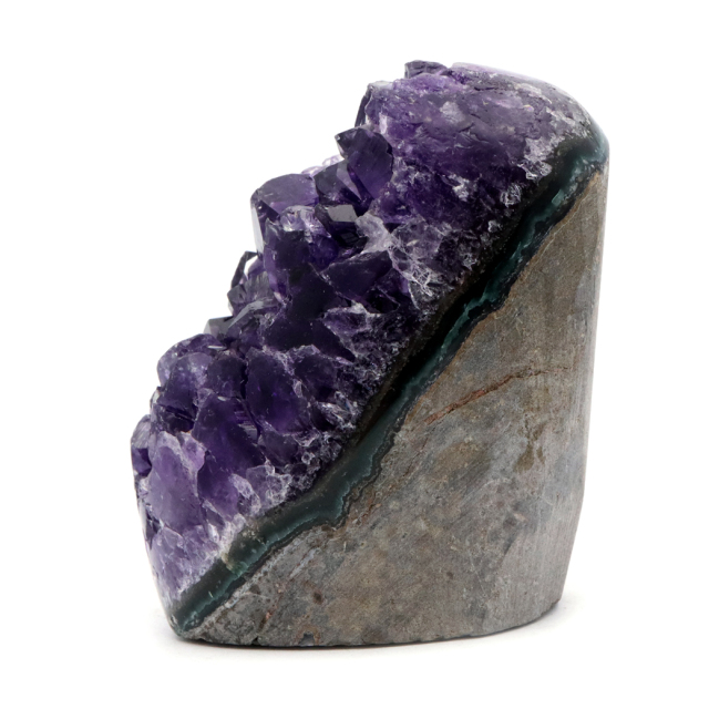 アメジスト クラスター 側面磨き AAA ドゥルーザ 紫水晶 置き物 原石 ウルグアイ産 天然石 1点物 2月 誕生石 天然石 amethyst