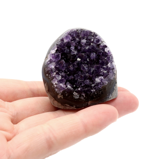 アメジスト クラスター 側面磨き AAA ドゥルーザ 紫水晶 置き物 原石 ウルグアイ産 天然石 1点物 2月 誕生石 天然石 amethyst