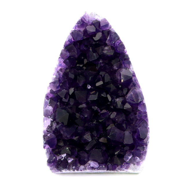 アメジスト クラスター 側面磨き 紫水晶 置き物 原石 ウルグアイ産 天然石 AAA 1点物 2月 誕生石