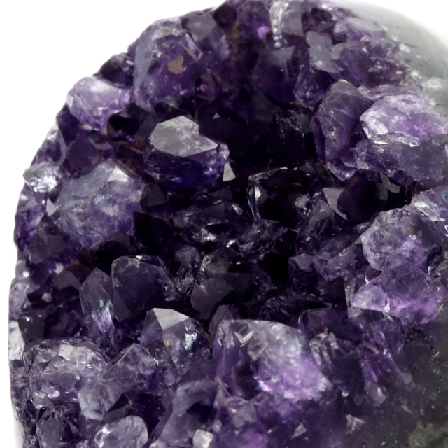 アメジスト クラスター 側面磨き AAA ドゥルーザ 紫水晶 置き物 原石 ウルグアイ産 天然石 1点物 2月 誕生石 天然石 amethyst
