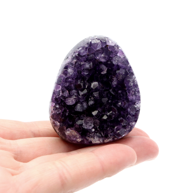 アメジスト クラスター 側面磨き AAA ドゥルーザ 紫水晶 置き物 原石 ウルグアイ産 天然石 1点物 2月 誕生石 天然石 amethyst