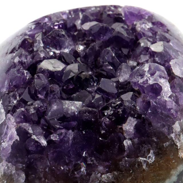 アメジスト クラスター 側面磨き AAA ドゥルーザ 紫水晶 置き物 原石 ウルグアイ産 天然石 1点物 2月 誕生石 天然石 amethyst