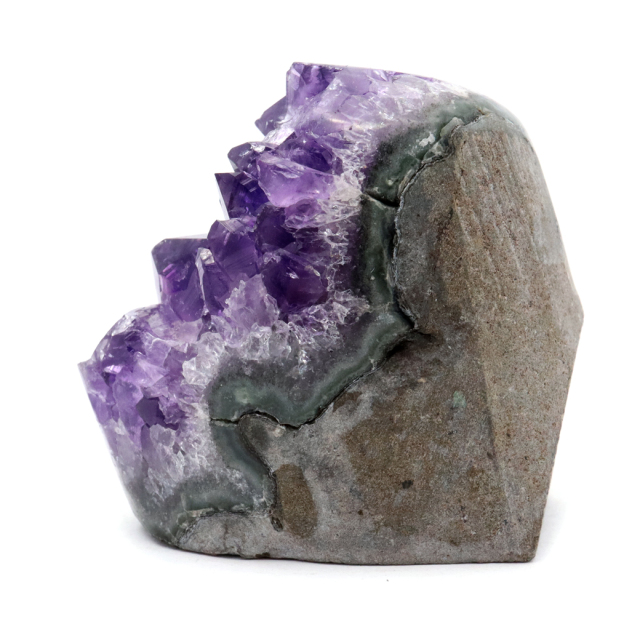 アメジスト クラスター 側面磨き AAA ドゥルーザ 紫水晶 置き物 原石 ウルグアイ産 天然石 1点物 2月 誕生石 天然石 amethyst