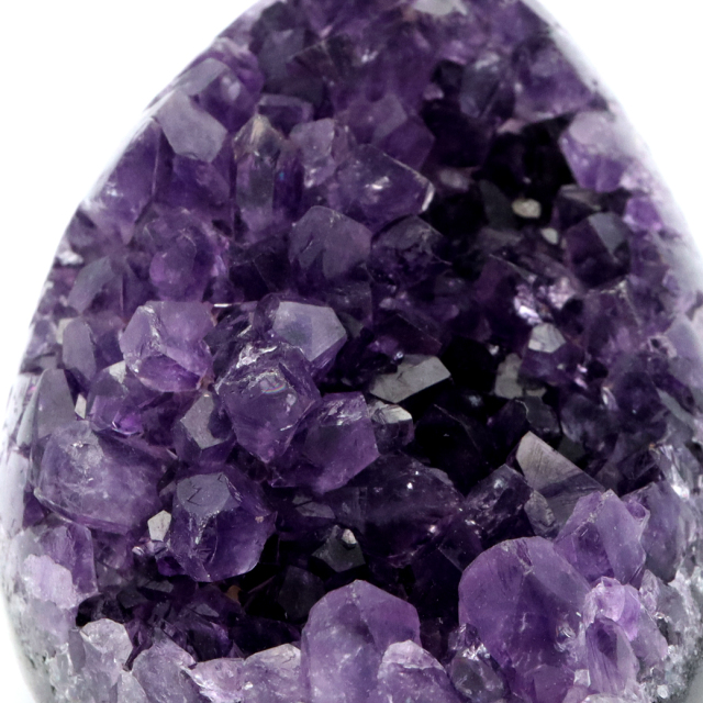 アメジスト クラスター 側面磨き AAA ドゥルーザ 紫水晶 置き物 原石 ウルグアイ産 天然石 1点物 2月 誕生石 天然石 amethyst