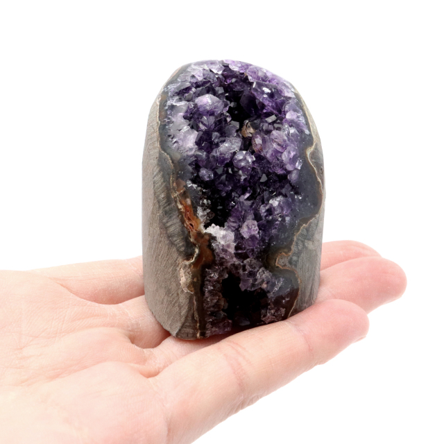 アメジスト クラスター 側面磨き AAA ドゥルーザ 紫水晶 置き物 原石 ウルグアイ産 天然石 1点物 2月 誕生石 天然石 amethyst