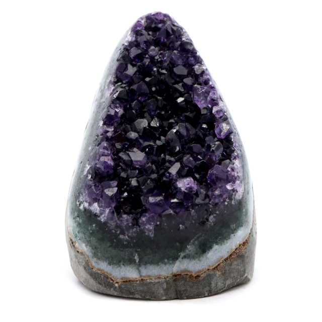 アメジスト クラスター 側面磨き AAA ドゥルーザ 紫水晶 置き物 原石 ウルグアイ産 天然石 1点物 2月 誕生石 天然石 amethyst