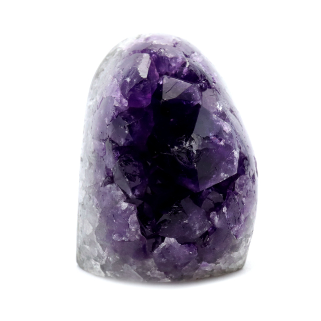 アメジスト クラスター 側面磨き AAA ドゥルーザ 紫水晶 置き物 原石 ウルグアイ産 天然石 1点物 2月 誕生石 天然石 amethyst