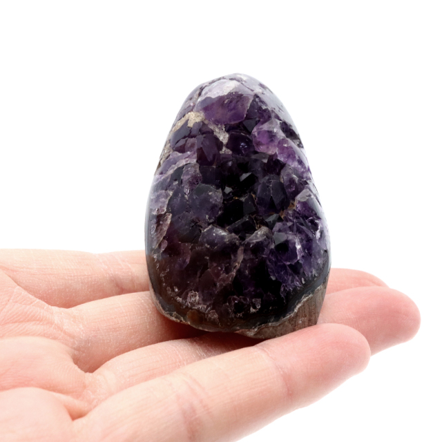 アメジスト クラスター 側面磨き AAA ドゥルーザ 紫水晶 置き物 原石 ウルグアイ産 天然石 1点物 2月 誕生石 天然石 amethyst