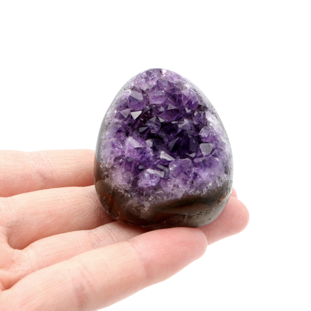 アメジスト クラスター 側面磨き AAA ドゥルーザ 紫水晶 置き物 原石 ウルグアイ産 天然石 1点物 2月 誕生石 天然石 amethyst