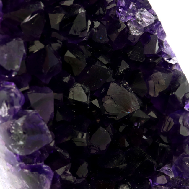 アメジスト クラスター 側面磨き 紫水晶 置き物 原石 ウルグアイ産 天然石 AAA 1点物 2月 誕生石