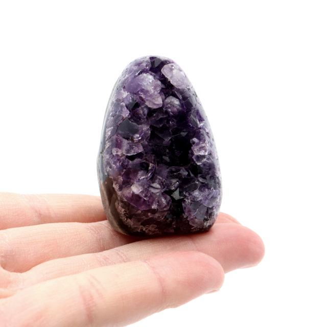 アメジスト クラスター 側面磨き AAA ドゥルーザ 紫水晶 置き物 原石 ウルグアイ産 天然石 1点物 2月 誕生石 天然石 amethyst