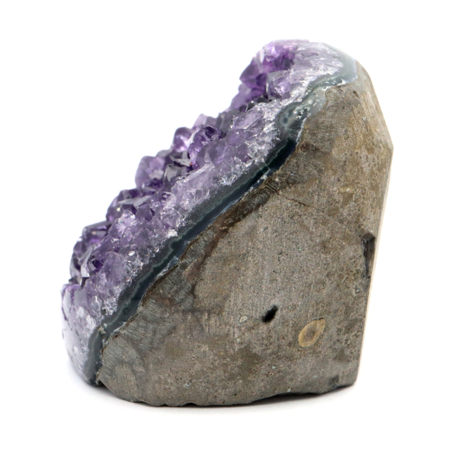 アメジスト クラスター 側面磨き AAA ドゥルーザ 紫水晶 置き物 原石 ウルグアイ産 天然石 1点物 2月 誕生石 天然石 amethyst