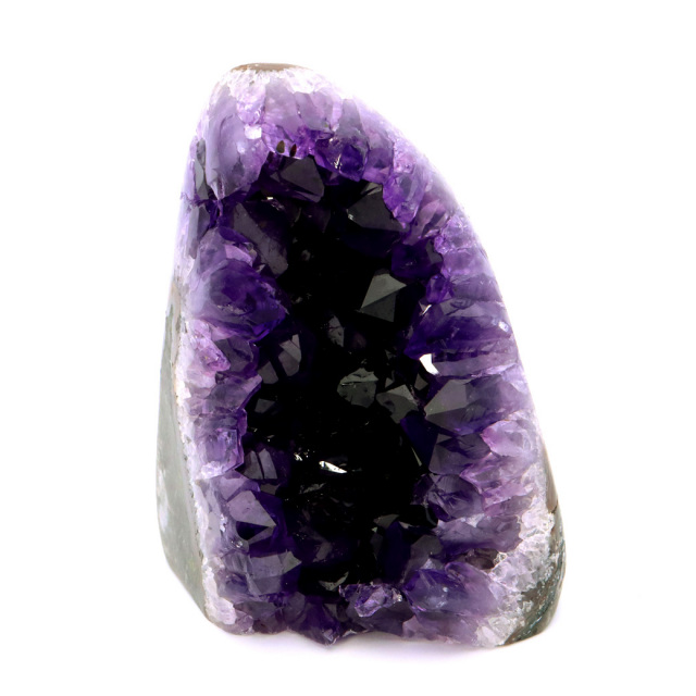 アメジスト クラスター 側面磨き 紫水晶 置き物 原石 ウルグアイ産 天然石 AAA 1点物 2月 誕生石