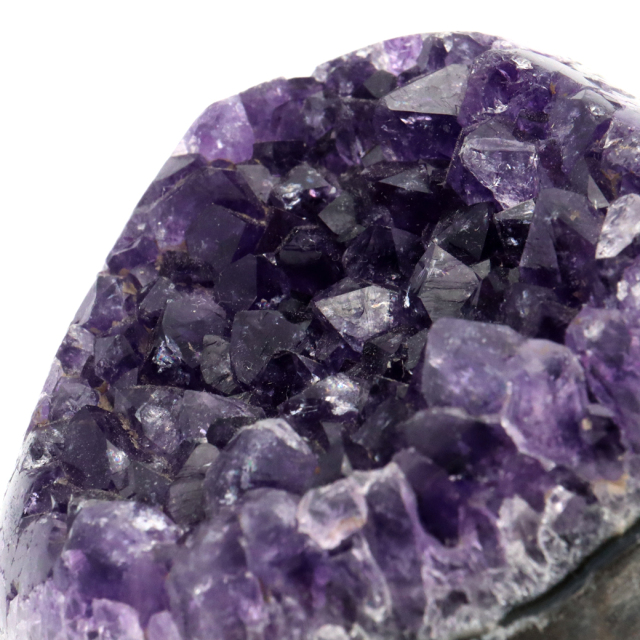 アメジスト クラスター 側面磨き AAA ドゥルーザ 紫水晶 置き物 原石 ウルグアイ産 天然石 1点物 2月 誕生石 天然石 amethyst