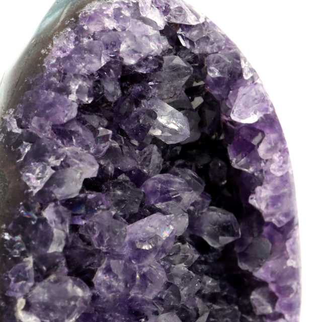 アメジスト クラスター 側面磨き AAA ドゥルーザ 紫水晶 置き物 原石 ウルグアイ産 天然石 1点物 2月 誕生石 天然石 amethyst