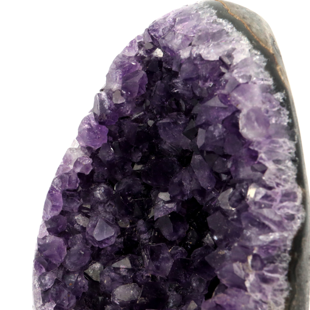 アメジスト クラスター 側面磨き AAA ドゥルーザ 紫水晶 置き物 原石 ウルグアイ産 天然石 1点物 2月 誕生石 天然石 amethyst