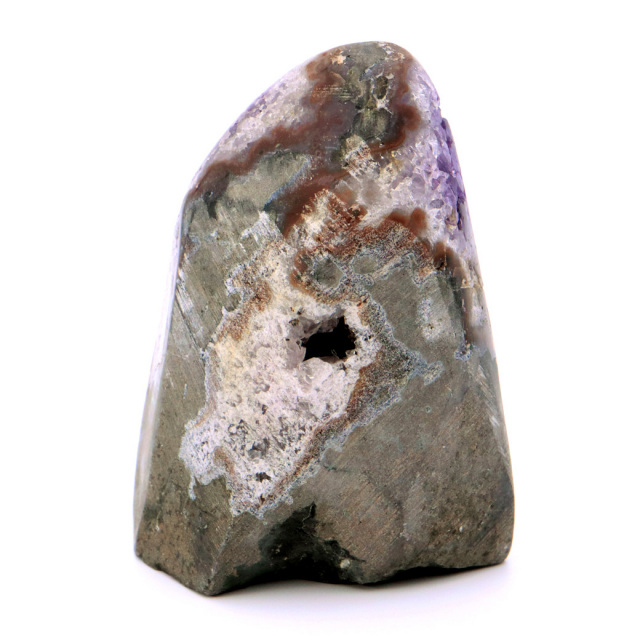 アメジスト クラスター 側面磨き 紫水晶 置き物 原石 ウルグアイ産 天然石 AAA 1点物 2月 誕生石