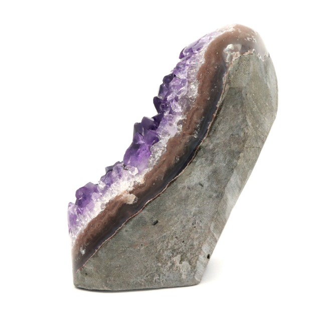 アメジスト クラスター 側面磨き AAA ドゥルーザ 紫水晶 置き物 原石 ウルグアイ産 天然石 1点物 2月 誕生石 天然石 amethyst
